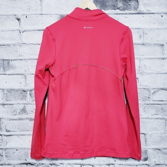 ⭐️3/$25⭐️ Champion Pink Zip Up Womwn's Long Sleeve Performance Jacket - Picture 4 of 13